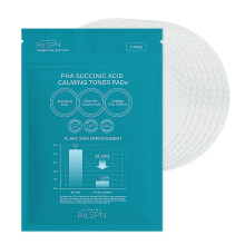 Re.SPN PHA Ácido Succinato Toallitas Tonificantes - Exfoliantes Diarias, Hidratantes y Calmantes con CICA