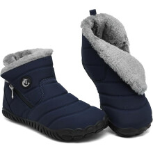 CELANDA Men’s Winter Boots Snow Boots Anti-Slip Warm Navy Blue 46 EU — mens snow boots, navy blue winter boots, size 46 eu, waterproof snow boots