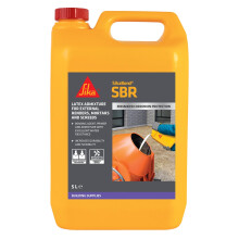 Sika SikaBond SBR Waterproof General Purpose Bonding Agent and Admixture for Mortar,Screeds and Renders - 5L, White