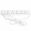 Status STATUS 6 Socket Extension Lead, 2m Multi-Plug Power Strip for Home, Office or Gaming Set-ups, White (S6W2MS12) 1