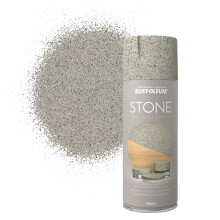 Rust-Oleum 400ml Stone Spray Paint Aerosol - Pebble