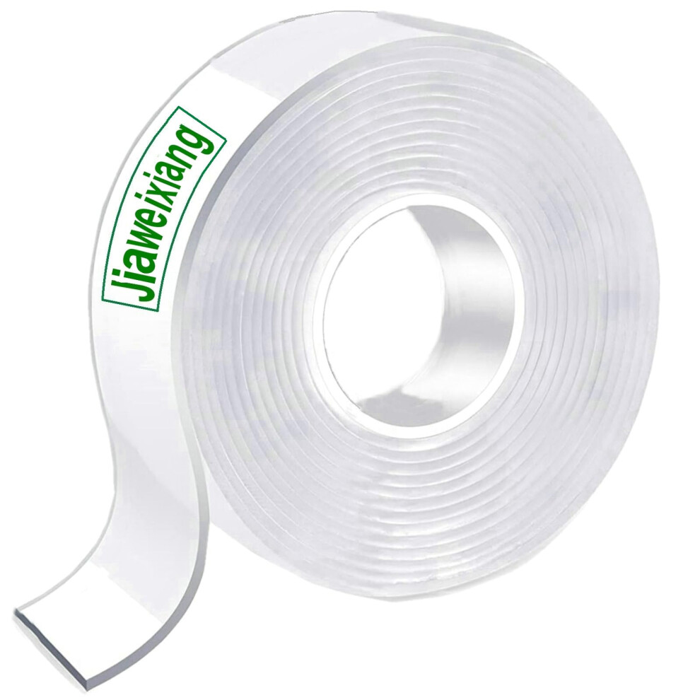 Jiaweixiang Double Sided Mounting Tape Heavy Duty, Clear Multipurpose Removable Sticky Strips, Reusable Strong Wall Tape Picture Hanging Strips Poste 5004131294838