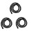 3X Rund Edle Schwarz Onyx Perlen Bead Strang Halbedelstein 8mm 1