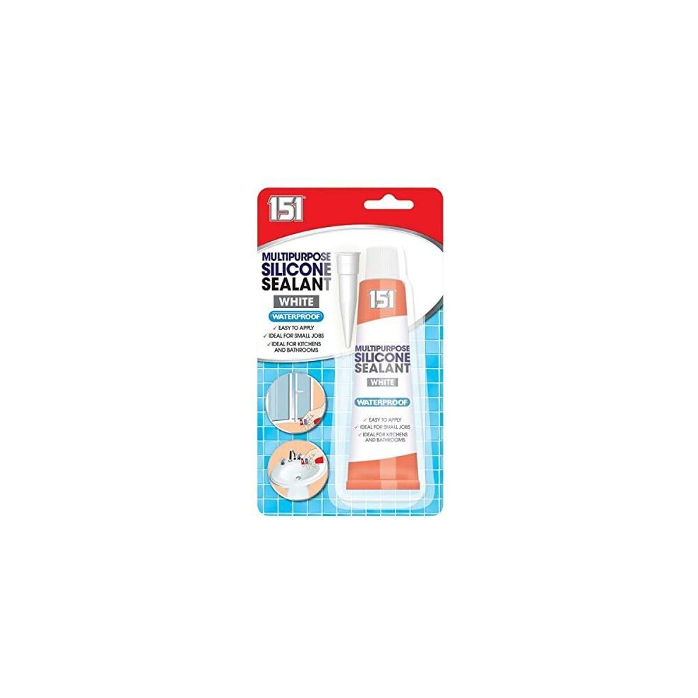 Silicon Sealant White Tube 70G 5008186203258