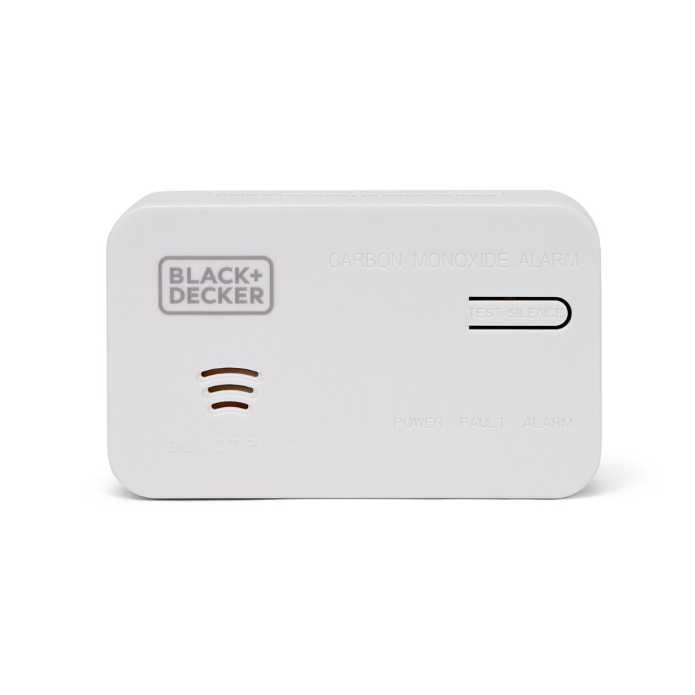 Black+Decker Carbon Monoxide Alarm And Detector. 10 Year Battery Life With Built In Lithium Battery. Easy To Install Co Alarm For Home. Travel Friend 5008744662787