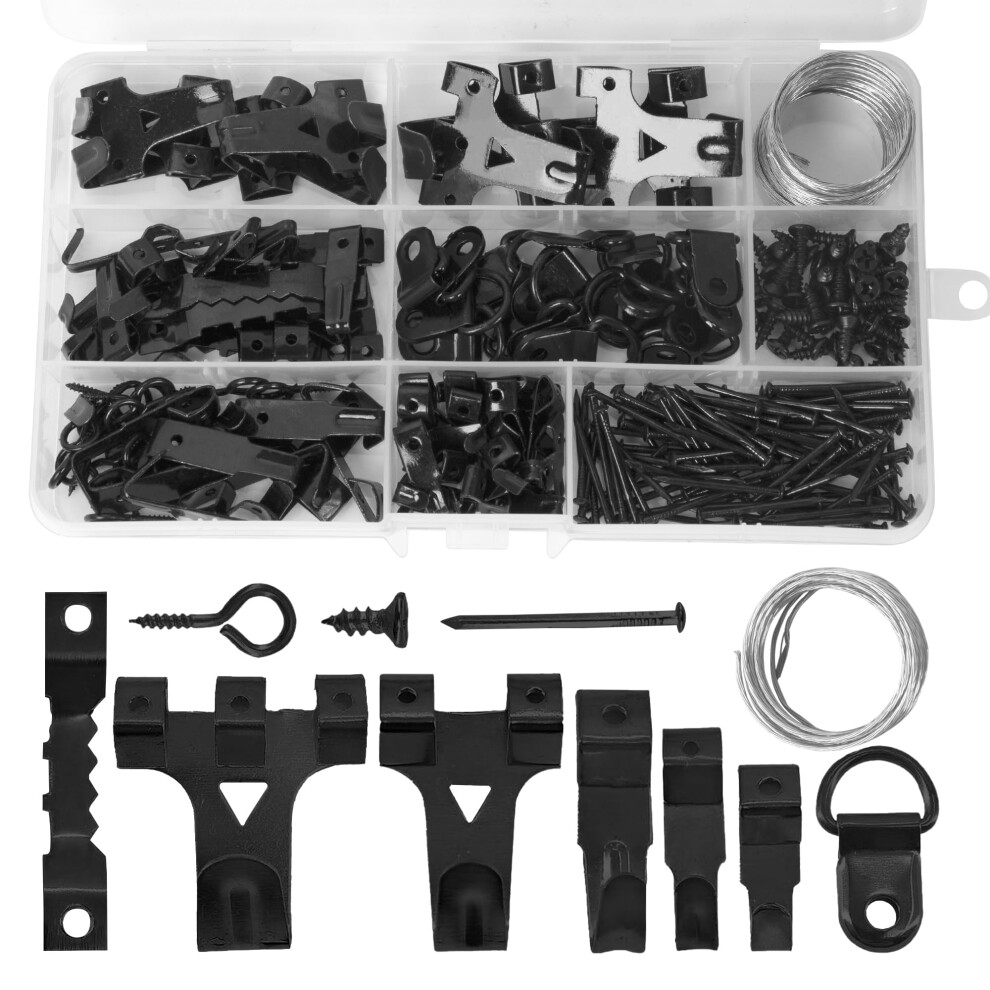 Picture Hooks For Hard Walls, 250Pcs Picture Hanging Kit For Picture Frame Heavy Duty Picture Hanging Hooks Picture Hangers Set With Picture Wire, Na 5003232217807