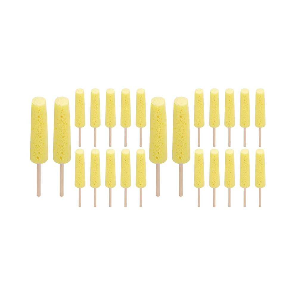 24 Pack Pottery Sponges For Clay, Ceramic Sponge A Stick Reusable Shaping Trimming Pottery Tools Supplies Yellow 4712673014104