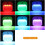 Led Night Light with Motion Detector 2 Pack, Cabinet Light Dimmable with Timer Function, Staircase Lighting RGBW 6