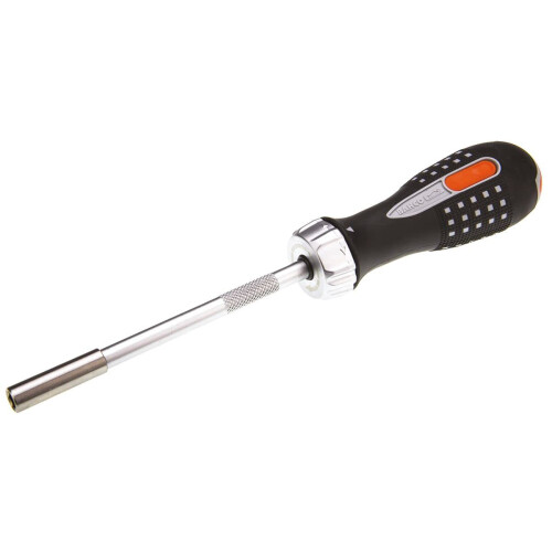Bahco Bahco 808050 1/4" Ratcheting Bit Holder Screwdriver with 6 Bits
