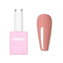 FZANEST Esmalte de Uñas en Gel Pastel, 15ml Rosa Claro, Uv para Arte de Uñas DIY #D19