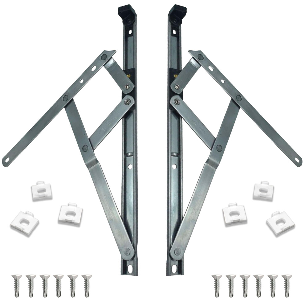 Upvc Universal Window Hinge Kit Double Glazing Friction Stay Pvc 13Mm 17Mm Stack Non Handed Stainless Steel 5009702470833