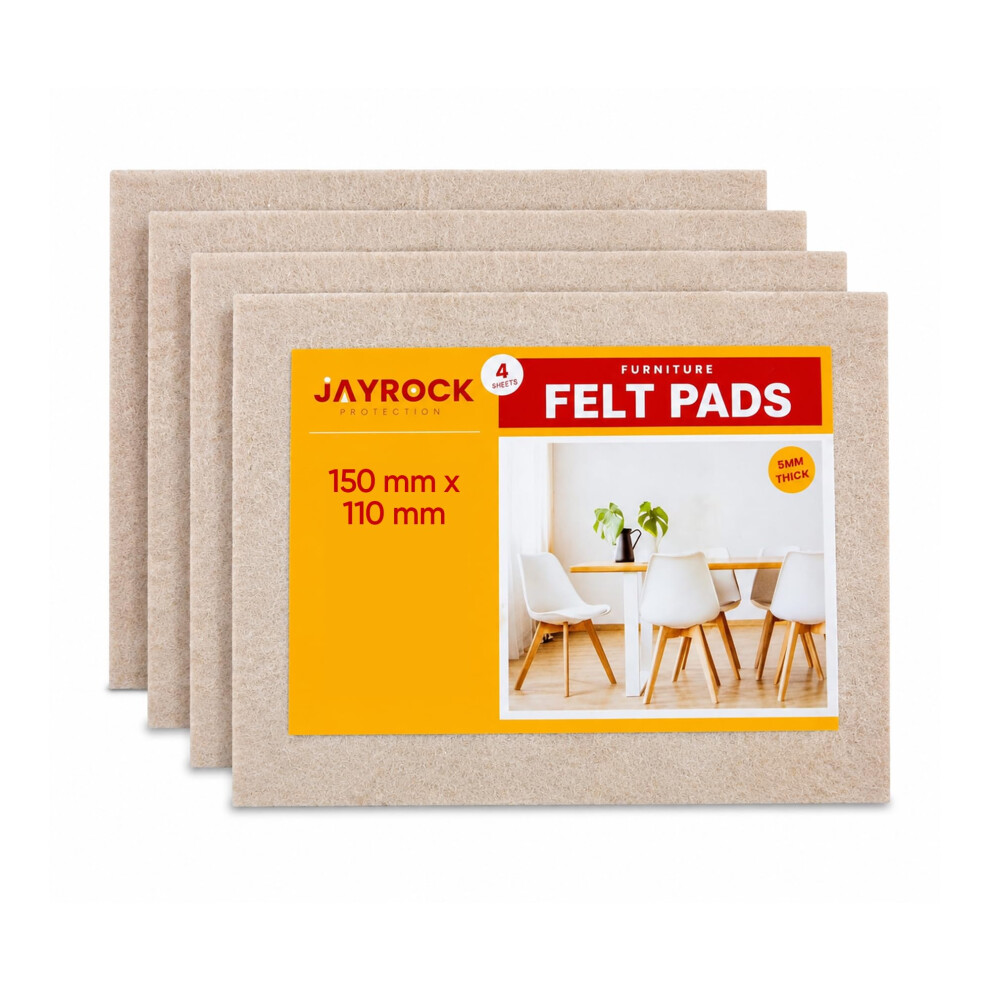 Furniture Pads For Hardwood Floors Â Self-Adhesive Furniture Felt Sliders Pack Of 4 Â Cut To Size Pad Sheets For Tile, Laminate Floor Â Non Scra 5005856119635