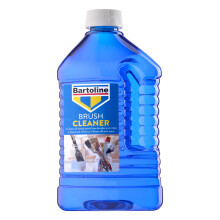 Bartoline Brush Cleaner 2 L, Effective Oil-Based Paint Remover for Brushes and Rollers, Water-Soluble Solvent with Conditioning Formula