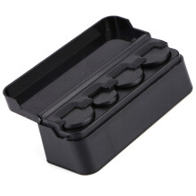 Black Plastic Car Coin Holder