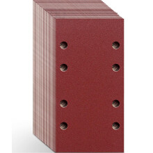 Aucenix Sanding Sheets for Electric Sander: 48Pcs Hook and Loop Sandpaper - Rectangular Sander Pads with 8 Holes Assorted (40/60/80/120/180/240/400/6