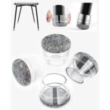 yomanta Chair Leg Floor Protectors 24PCS?Silicone Felt Furniture Leg Cover?Furniture Feet Protectors Pads?Protect Floors from Scratches?Reduce Noise