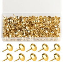 320 Pcs Upholstery Nails, Upholstery Tacks Pins, Furniture Decorative Thumbtacks, Antique Push Studs Pins, Drawing Picture Chairs Carpet Nails Studs