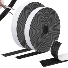 Hook and Loop Tape, Self Adhesive Double-Sided 10m  20mm Reusable Roll, Versatile & Durable Heavy Duty Fastening Material for Screen, Carpet, Curtai