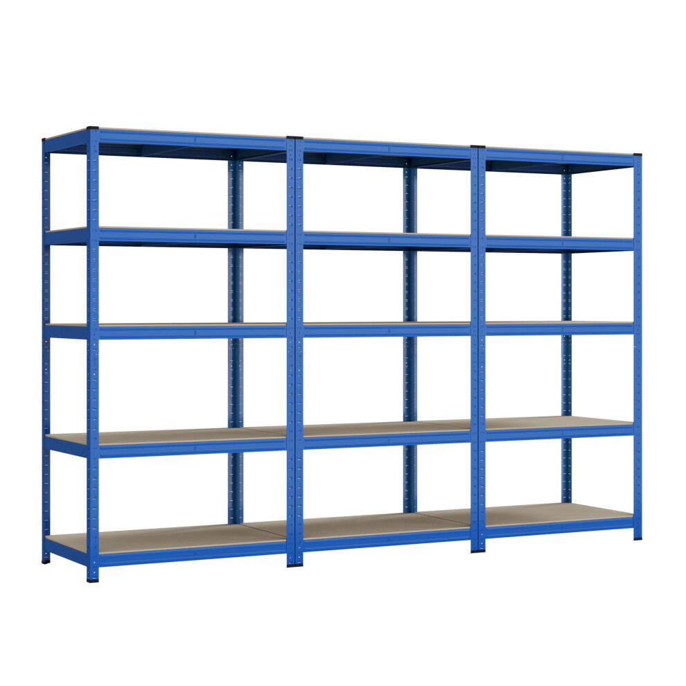 Racking Solutions Heavy Duty Garage Racking 3 Bay Mega Deal 200Kg Per Shelf (1800Mm H X 900Mm W X 600Mm D) 5005546147368