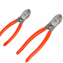 TOPWAY Cable Cutter Wire Stripper 150mm (6") + 210mm (8"), Heavy Duty Cutting Plier for Aluminum Copper Wires 417317