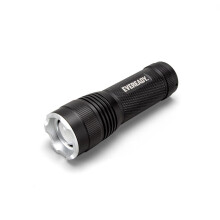 Energizer Eveready LED Torch, Black, Super Bright Flashlight, Water Resistant, Camping Outdoors Emergency Light, Portable, Batteries Included, Adjust