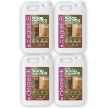 Clearell 20L | Wood Preserver Oil | Clear – Water, UV, Mould Protection for All Outdoor Wood - Natural Oil Sealer & Preserver for All Cedar, Decking