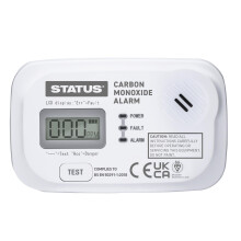 STATUS Monoxide Alarm, Home Carbon Monoxide Detector including Batteries, SDCMA2XAA1PB4