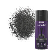 Rust-Oleum 400ml Metallic Spray Paint Aerosol - Gun Metal