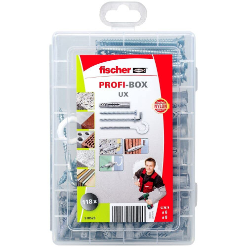 Fischer fischer PROFIbox UX + Screw + Hook Set, 518526