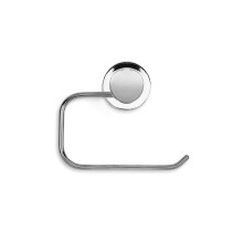 Croydex Stick 'n' Lock Toilet Roll Holder - Easy Bathroom Storage Solution, Self Adhesive, Chrome Plated Brackets, No Drilling Needed, Adhesive Pad f