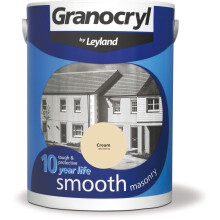 Leyland Granocryl Smooth Masonry, Cream, 5L