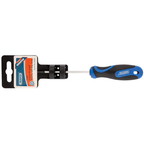 Draper Draper 34262 Tx-Star T10 Tamperproof Security Screwdriver with Soft Grip , Blue