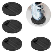 OSDUE Furniture Caster Cups, 6 Pcs Anti-Sliding Bed Wheel Stoppers Castor Cups for Wooden Floors Keep Cup Secure with Our Rubber Wheel Stoppers for A