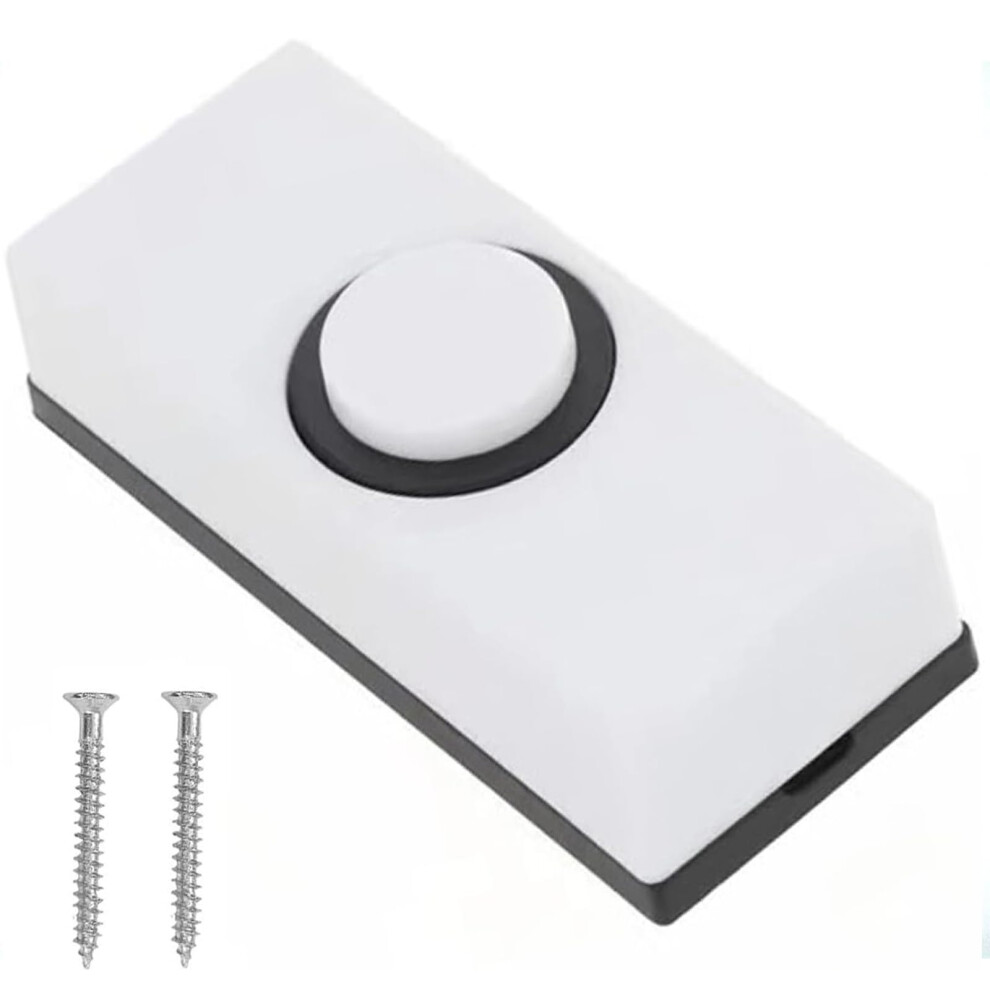 Wired Doorbell Button, Door Bell Push, Doorbell Wired With 2Pcs Screws Wall Mounted Weatherproof Fits Most Doorbell Chimes For Home Garage 5008638320304