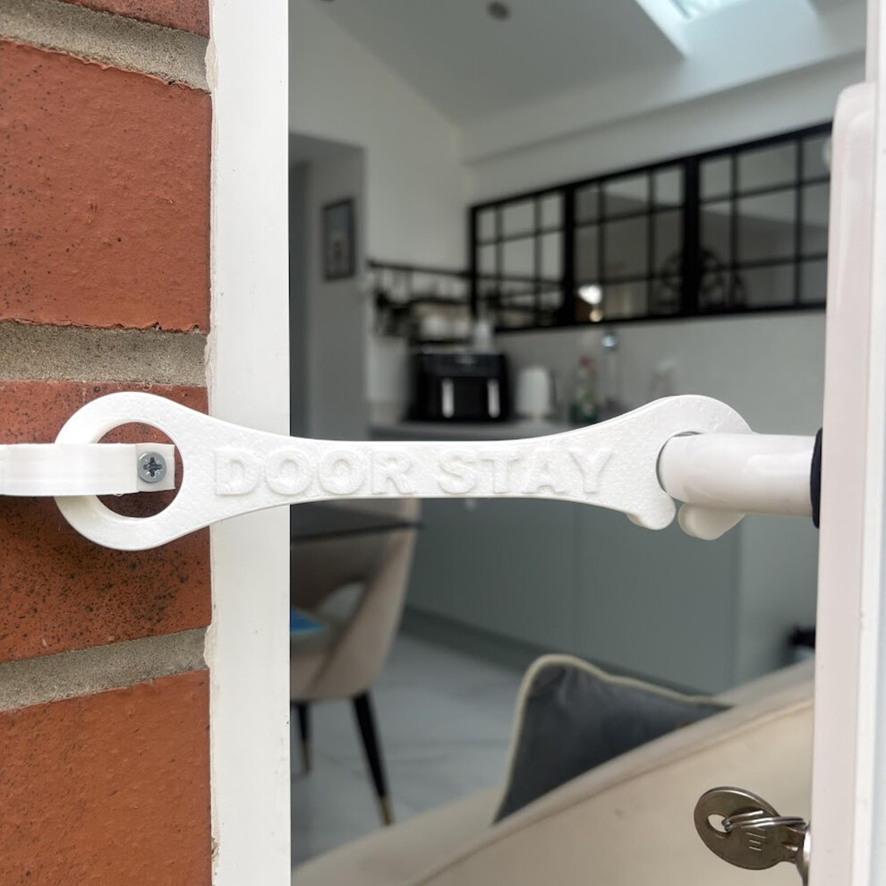 Bi-Fold Door Stay Â Hook & Eye Latch Style Door Holder & Restraint Â Holds Bi-Fold Doors Open Securely Â Controlled Opening For Ventilation & Pe 5000912526730