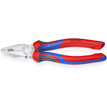 KNIPEX Combination Pliers Chrome-Plated with Comfort Handles 200 mm, 03 05 200