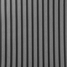 Anttyscar Black and Dark Grey Wood Slat Wallpaper, 3D Natural Wood Effect Panel Wallpaper for Living Room Hallway Stairs Lounge Hall Bedroom Receptio