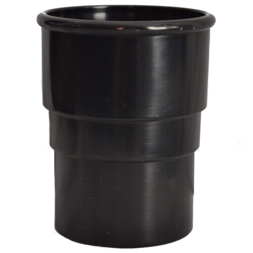 Round Downpipe Coupling - Black