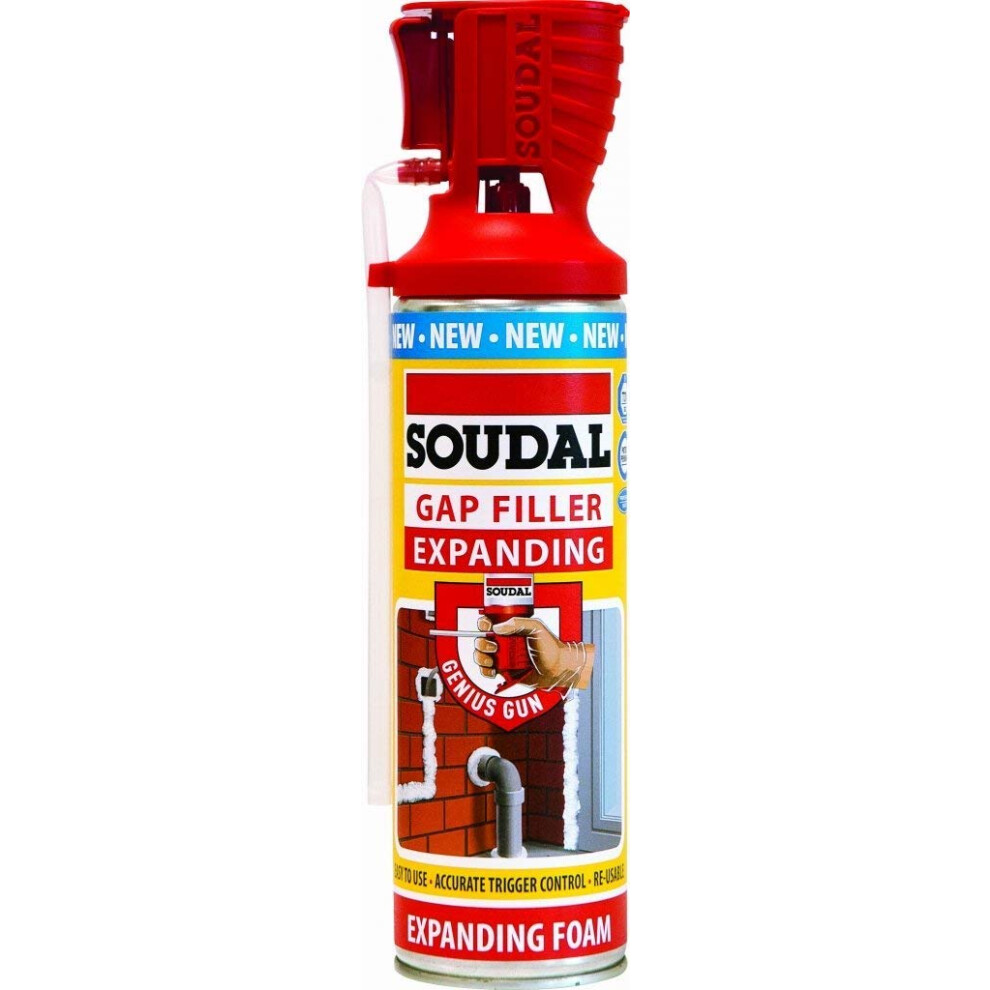 2X Genius Gun Gap Filler 500Ml Expanding Foam 5000570528503
