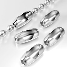 10 Pcs Roller Blind Chain Connectors, Stainless Steel & Heavy Duty Plastic Cord Joiners for 4.5mm Bead Chain, Secure Safety Clips for Roman, Vertical