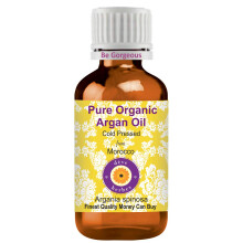 Huile d'Argan Pure Bio Deve Herbes | Pressée à Froid | Naturelle | Pour Diluer Huiles Essentielles