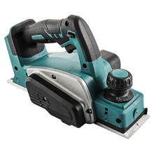 Electric Planer 82mm Wood Planer with 2mm Max Cut 18V Portable Hand Planer w/Dust Port & Depth Gauge for DIY & Furniture Projects