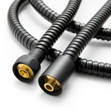 OFFO Shower Hose, 2m Bidet Hose Stainless Steel Anti Burst Braided Flexible Hose Replacement Shower Hose for Bidet Sprayer, Matte Black