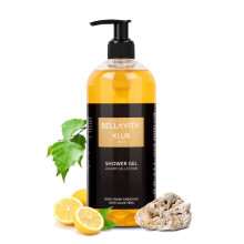 Gel Douche Bella Vita Luxury Klub Man Pour Hommes | 500Ml | Nettoyant, Hydratant & Nourrissant Avec Aloe Vera