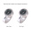 Silver Motorcycle Handlebar Mount Waterproof Clock 4