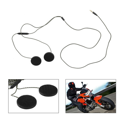 Motorcycle Helmet Speakers Hands Free Black 2