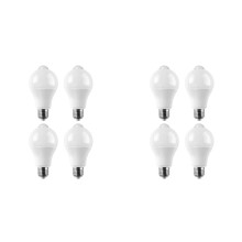 8PC E27 LED Motion Sensor Bulb LED Lamp PIR Sensor Light Bulb Auto /OFF Night Light for Porch Stairs Garage Lights 12W