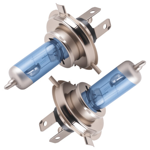 2 H4 SUPER WHITE Car HEADLIGHT Bulbs Bulb LAMP 12V 100W