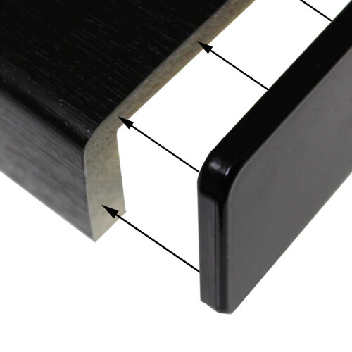 Short Window Cill Capping End Caps (Pair) - White 2