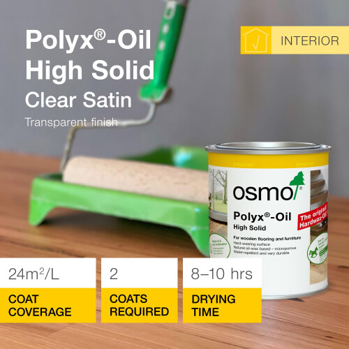 Osmo Osmo 0.75L Polyx Hardwax Oil Satin 3032 1